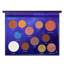 12-farbiges Lidschatten-Pulver-Make-up-Set