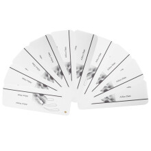 (Eyebrow Practice Card) 10x Wiederverwendbare Augenbrauen-Tattoo-Übungskarten