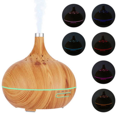 (US Plug) 400ml Aroma Diffuser Luftbefeuchter mit Farblicht 2