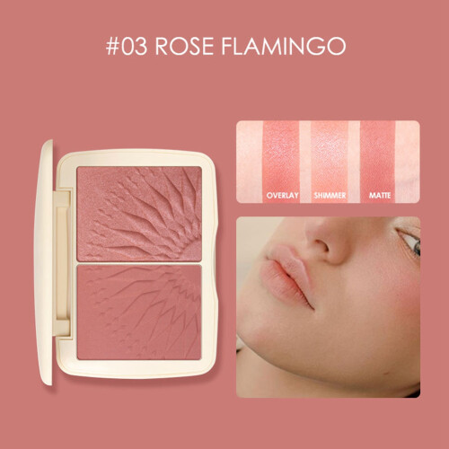 (#3) Matte Waterproof Blush Shading Powder #5 1