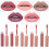 (Type B) TEAYASON 5x Mini-Matte-Lippenstift-Gloss-Set Typ B 5