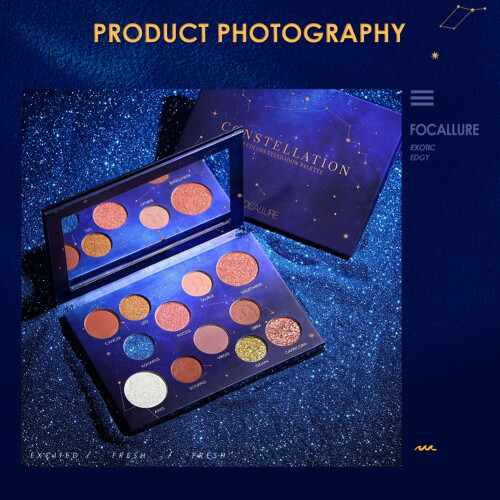 12-farbiges Lidschatten-Pulver-Make-up-Set 1