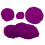 (Purple) PU-Zahnsessel-Abdeckung wasserdicht Grau 1