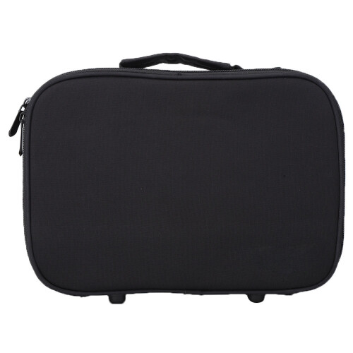 (Black) Portable Multi Functional Barber Scissors Bag Black