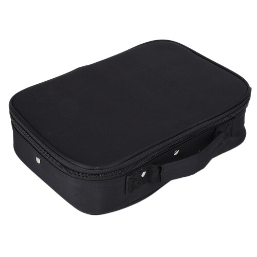 (Black) Portable Multi Functional Barber Scissors Bag Black 1