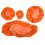 (Orange) PU-Zahnsessel-Abdeckung wasserdicht Grau 3