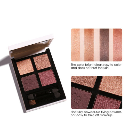 (#2) 4-Farben-Glitter-Lidschatten-Puder (langanhaltend) 2