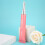 (Pink) Wasserfester Tattoo-Lippen-Gloss Fixier-Rot 3