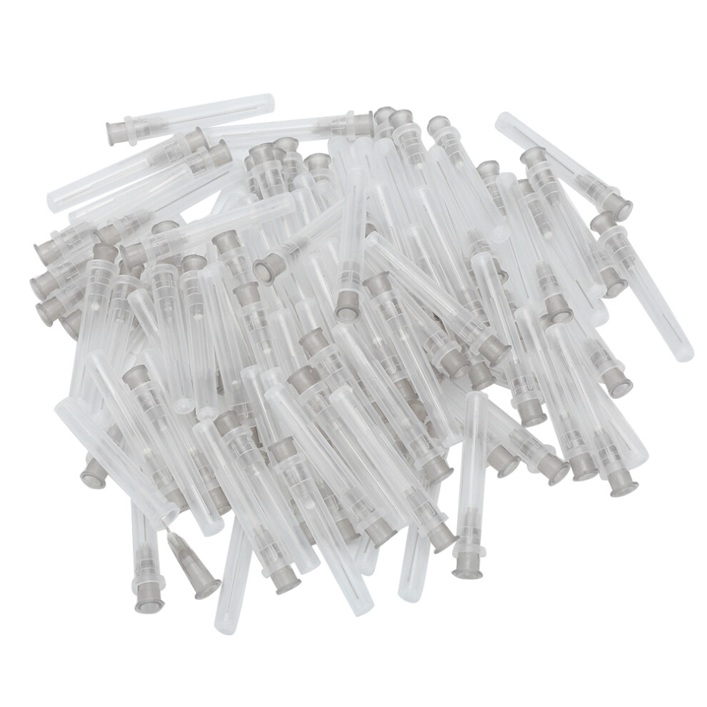 (27G Side Incision) 100Pcs Disposable Dental Endo Irrigation Needle 25G Side Hole
