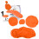 (Orange) PU-Zahnsessel-Abdeckung wasserdicht Grau 4