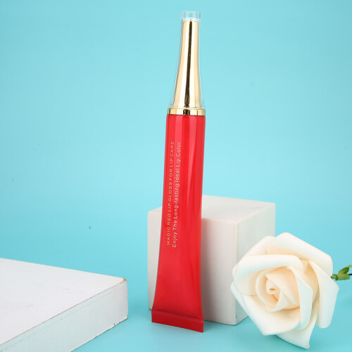 (Rose Red) Wasserfester Tattoo-Lippen-Gloss Fixier-Rot 2