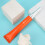 (Orange) Wasserfester Tattoo-Lippen-Gloss Fixier-Rot 3