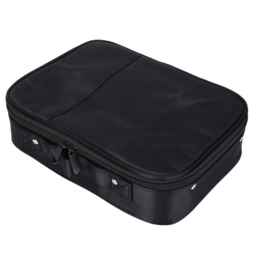 (Black) Tragbare Haarpflege-Set: Schere, Kamm & Clips, Schwarz 1