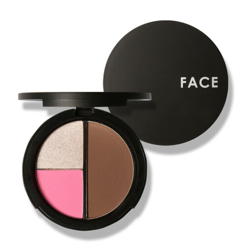 (#1) 3-farbiges Highlighter-Puder für Konturierung