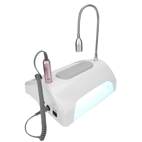 (US Plug) 120W-Nagellampe mit Staubsauger & Licht 2