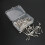 (Pointed Head White) 100x Nylon-Zahnpolierbürste Weiß Spitzkopf mit Box 3