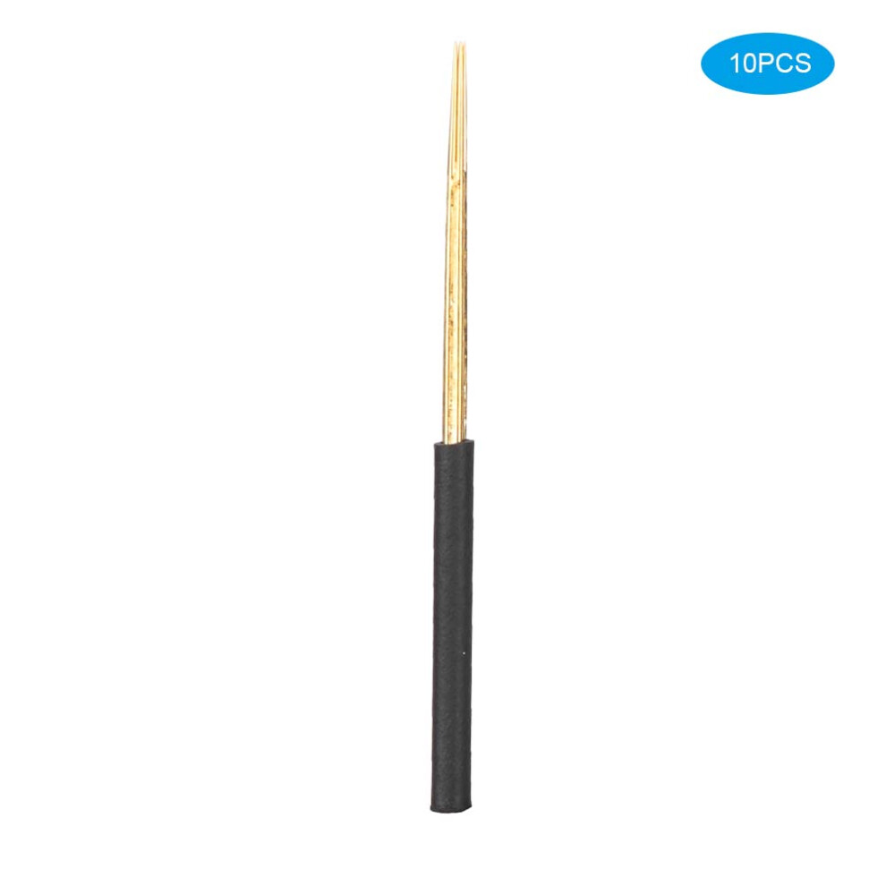 (5RL) 10Pcs Disposable Microblading Eyebrow Lip Needle Tool
