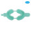 (S) 50Pcs/Set Disposable Fluoride Tray Dual Arch Dental Tools S 1