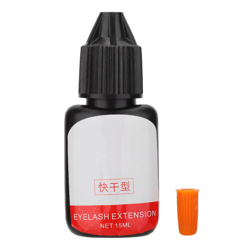(Red Bottle) 15ml Schnelltrocknender Wimperkleber Rot