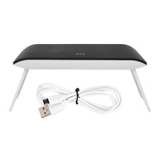 (Black) 24W Faltbare tragbare USB-LED-Nagellampe Gel-Trockner