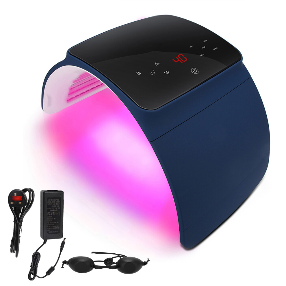 Light (Uk Plug 110-240V) 7 Colors Led Photon Skin Rejuvenation Pdt Acne Machine 110-240V