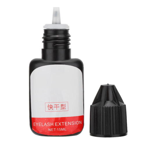 (Red Bottle) 15ml Schnelltrocknender Wimperkleber Rot 1