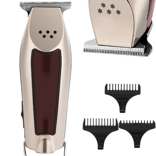 (Silver) Rechargeable Electric Hair Clipper Adjustable 2