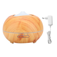 (110-240V EU Plug) 400ml Holzoptik Aromadiffuser Ultraschall Luftbefeuchter EU-Stecker
