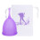 (Purple L) Coppa Mestruale Silicone Rosa L 1