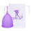 (Purple S) Coppa Mestruale Silicone Rosa L 1