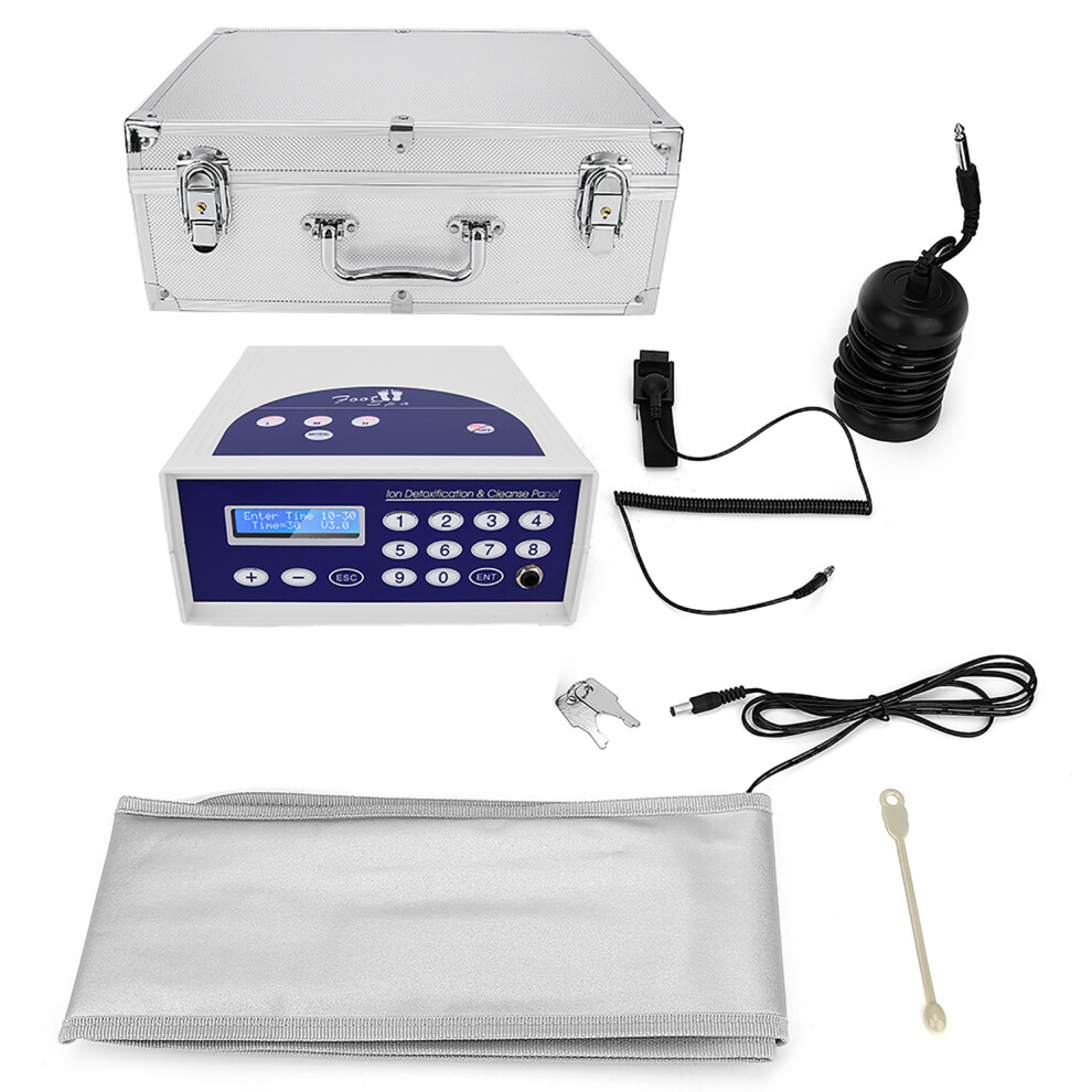 (UK Plug 220V) Multi Function Negative Ion Hydrogen Footbath Spa Detox Machine