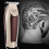 (Silver) Rechargeable Electric Hair Clipper Adjustable 5