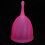 (Pink S) Silikon-Menstruationstasse wiederverwendbar L pink 4