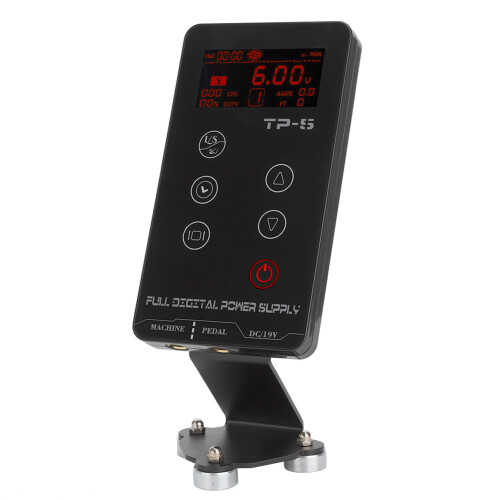 (EU Plug) Digitaal LCD Tattoo Voedingsapparaat Instelbaar Spanning 1