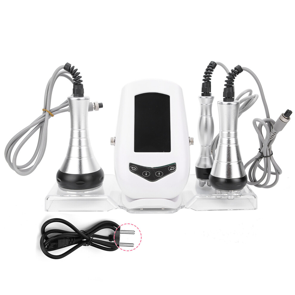 (EU Plug 110~240V) 40K Vacuum Ultrasonic Slimming Machine Cavitation RF 110~240V UK Plug