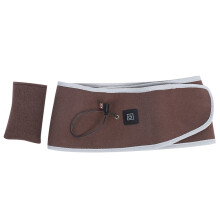 (Brown) Drahtlose Bauch-Wärmemassage-Bandage Braun