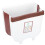 (White S) Portable Foldable Wall-Mounted Kitchen Bin 2