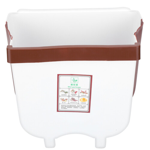 (White S) Portable Foldable Wall-Mounted Kitchen Bin 2