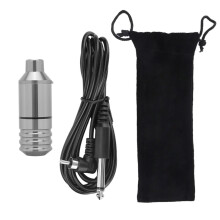 (Gray) Tragbare Mini-Tattoo-Pen Maschine Gold mit Nadeln