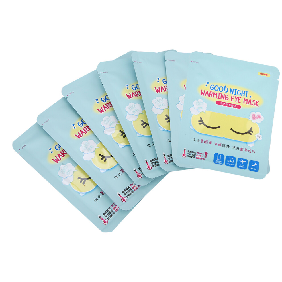 Dark (Chamomile) 7Pcs Steam Eye Mask Chamomile Circle Relief
