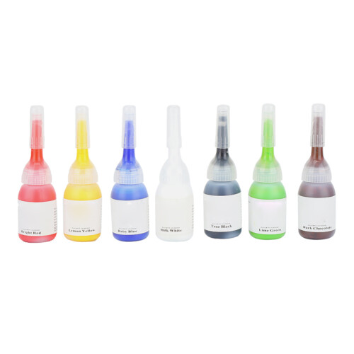 Tattootinte 5ml x 7 Stk. Lang anhaltend