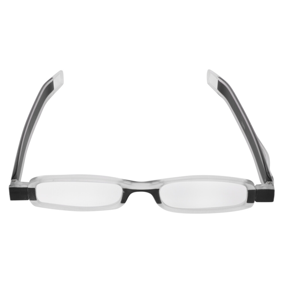 Black (Tr90 250 Degrees ) 360 Rotating Folding Reading Glasses Tr90 350 Tea Color