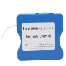 (5mm) 5-7mm Edelstahl Zahnspangen-Matrizen Bänder Rolle