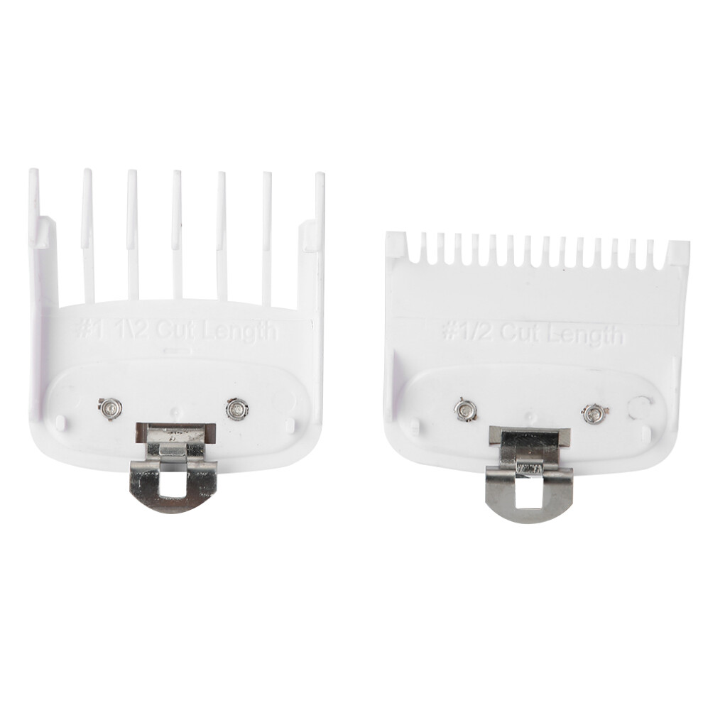 White ( 2Pcs) 2Pcs Limit Comb Haircut Guide For Wahl Hair Clipper