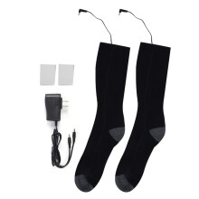 (US Plug 100-240V) Unisex Verwarmde Oplaadbare Sokken Winter Voetverwarmer 100-240V
