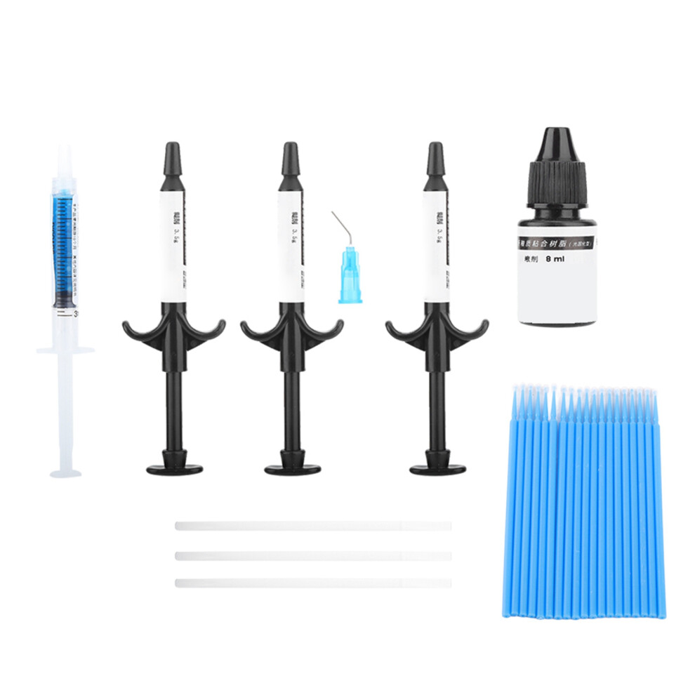 (Large Set) Orthodontic Dental Bonding Kit Light Cure Adhesive Tools Large Set 448787232618