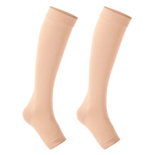 Wadenkompressionssocken atmungsaktiv ohne Zehen Laufsocken
