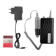 (Black EU Plug) 30000U/min Elektrische Nageldrehmaschine