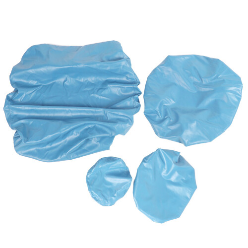 (M Light Blue) 4 copri testiera sedia dentistica azzurri