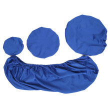 (M Blue) High Elastic Washable Dental Chair Headrest Protector Blue